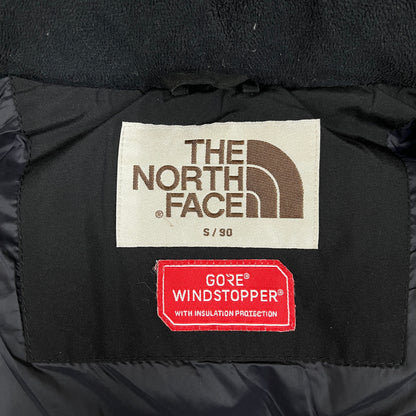 THE NORTH FACE ザ・ノース・フェイス White Label GORE WINDSTOPPER ロングダウンベンチコート メンズ S ブラック フード着脱可 #55