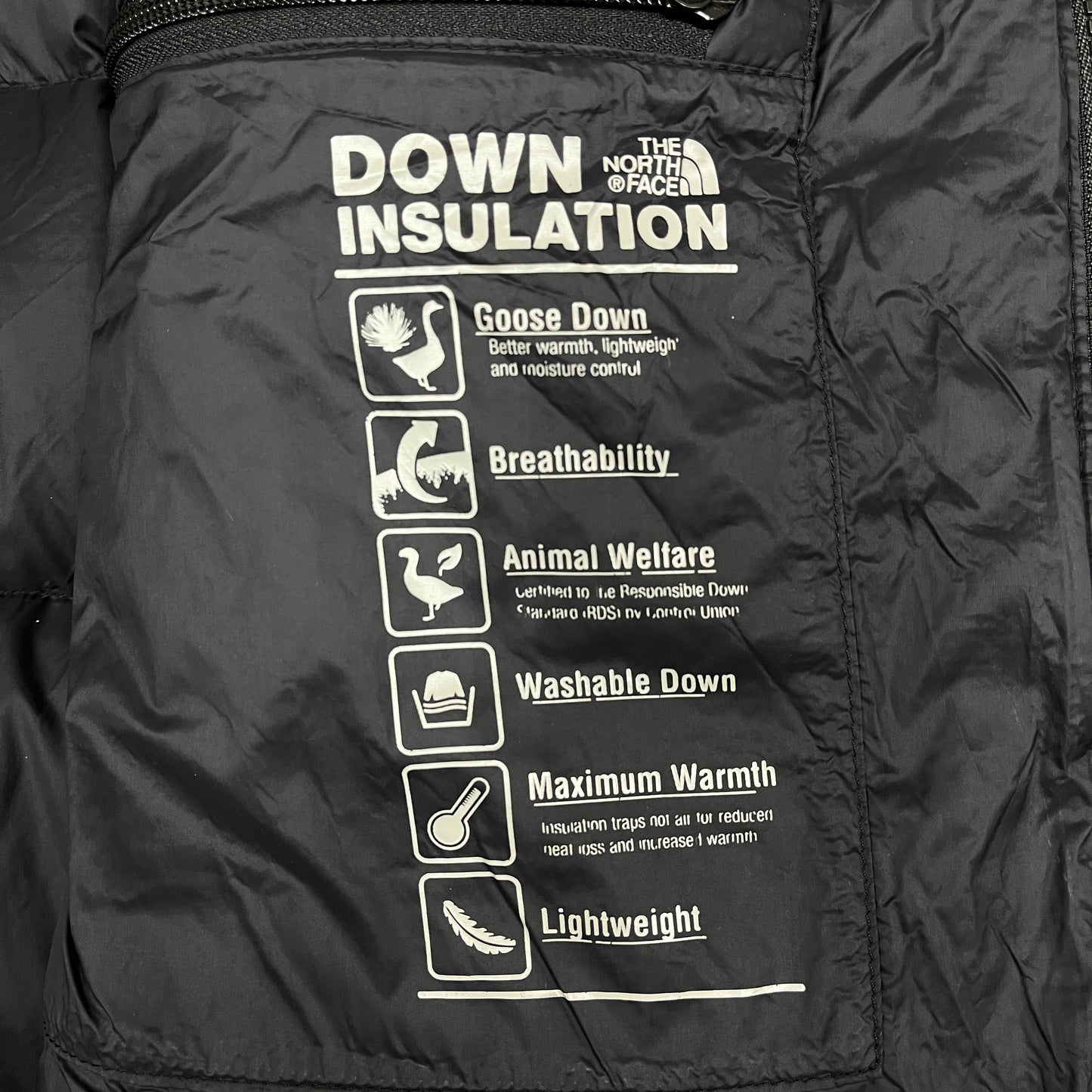 THE NORTH FACE ザ・ノース・フェイス White Label GORE WINDSTOPPER ロングダウンベンチコート メンズ S ブラック フード着脱可 #55