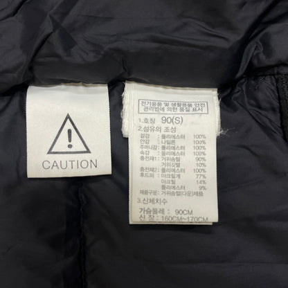 THE NORTH FACE ザ・ノース・フェイス White Label GORE WINDSTOPPER ロングダウンベンチコート メンズ S ブラック フード着脱可 #55