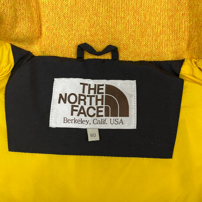 THE NORTH FACE ノースフェイス スプシ ダウンベスト 700フィル ニット切替 イエロー レディース Sサイズ（80）#56