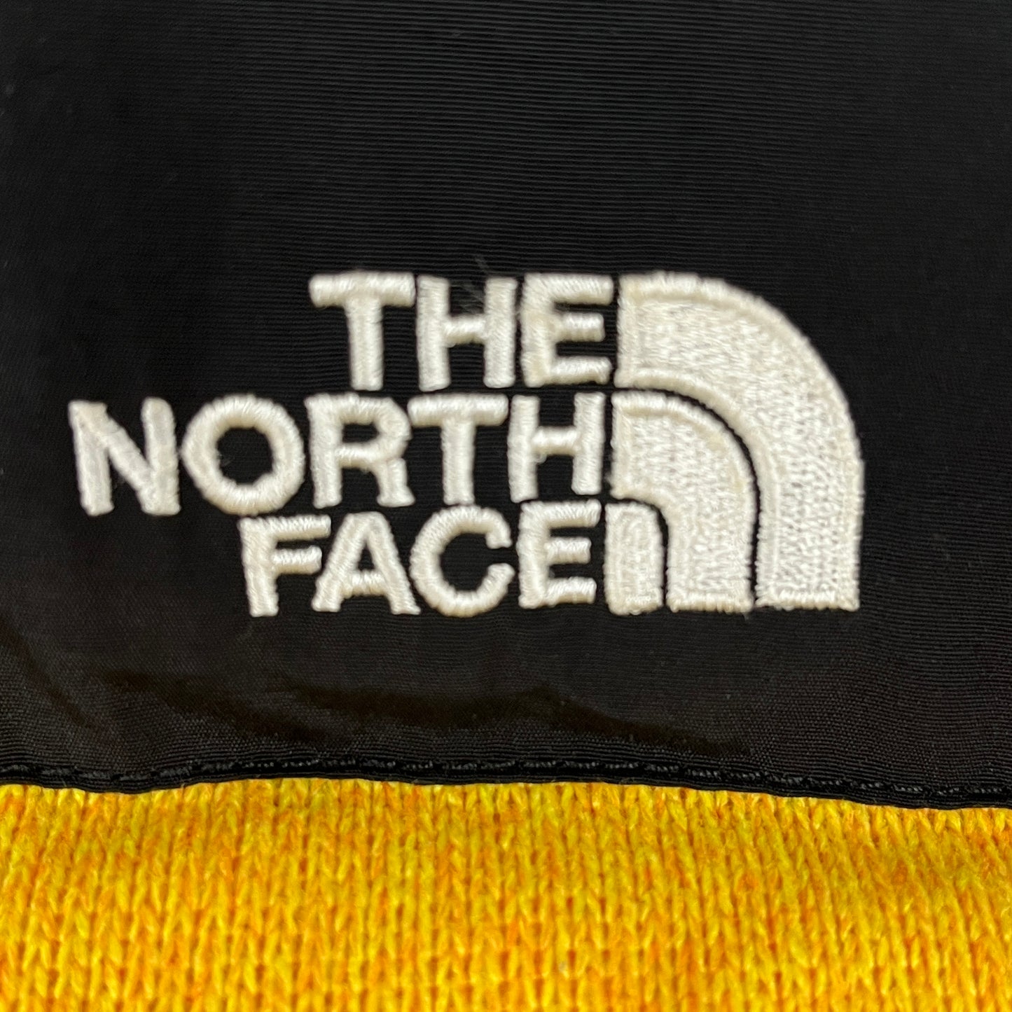 THE NORTH FACE ノースフェイス スプシ ダウンベスト 700フィル ニット切替 イエロー レディース Sサイズ（80）#56