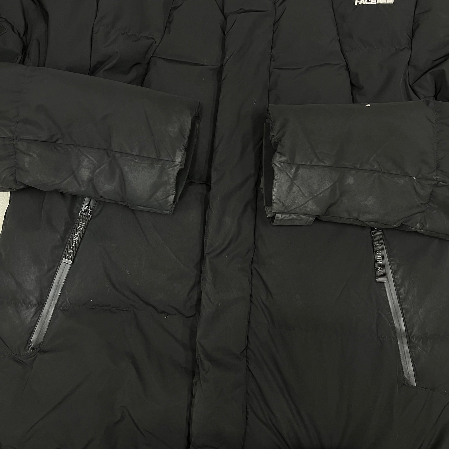 THE NORTH FACE ノースフェイス ロングダウンコート GORE THERMIUM ブラック レディース XXL フード付き #57