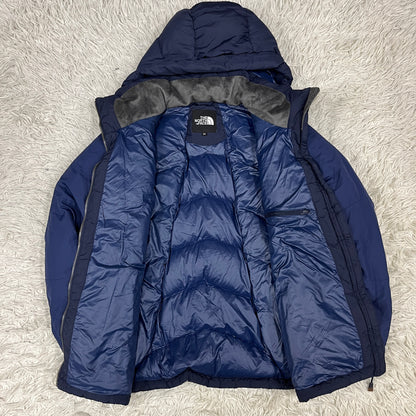 THE NORTH FACE ノースフェイス ダウンジャケット ネイビー メンズ Mサイズ（95） フード着脱可 #58