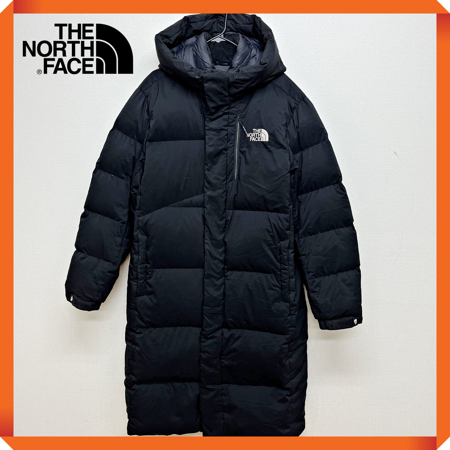 THE NORTH FACE ノースフェイス DRYVENT ロングダウンコート ブラック メンズ Lサイズ（100） RDSダウン フード付き #59