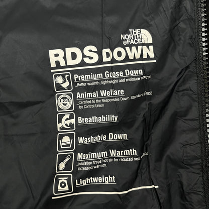 THE NORTH FACE ノースフェイス DRYVENT ロングダウンコート ブラック メンズ Lサイズ（100） RDSダウン フード付き #59