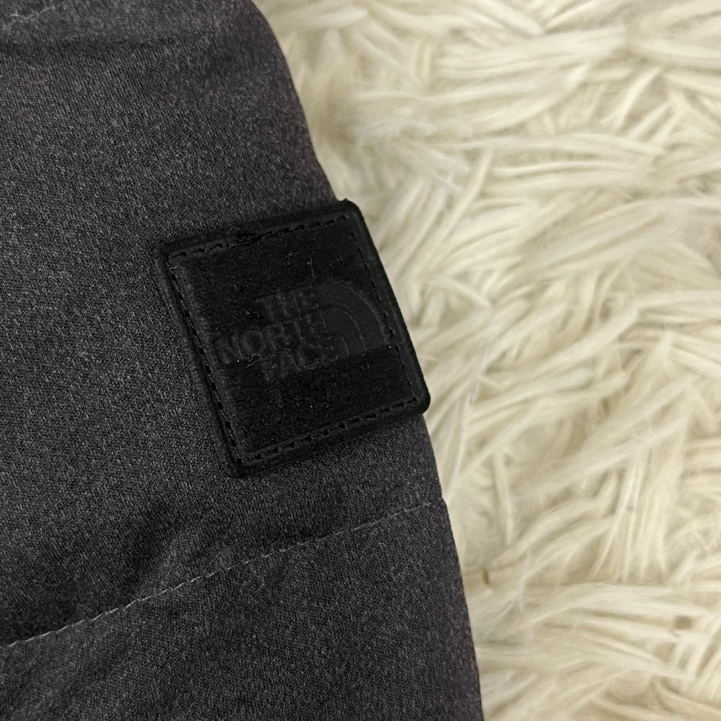 THE NORTH FACE WHITE LABEL ノースフェイス ホワイトレーベル ロングダウンコート リブ付き ベルト付き グレー レディース M（90）#60