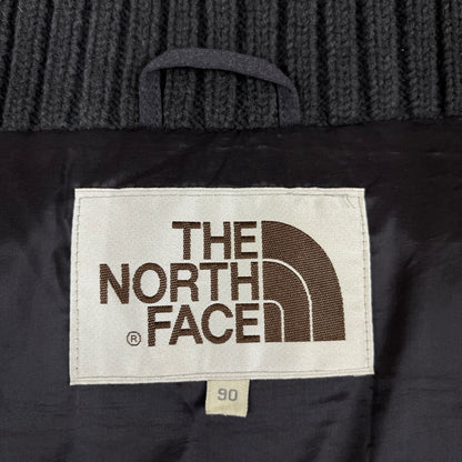 THE NORTH FACE WHITE LABEL ノースフェイス ホワイトレーベル ロングダウンコート リブ付き ベルト付き グレー レディース M（90）#60