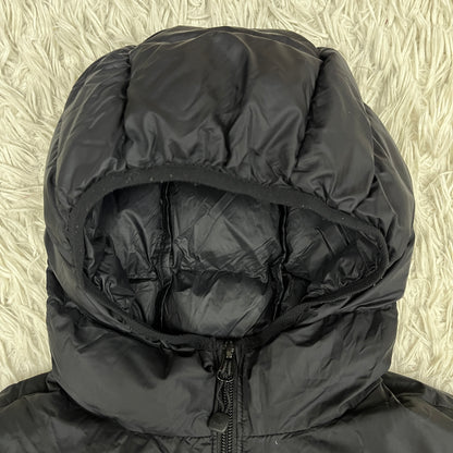 THE NORTH FACE ノースフェイス ダウンジャケット ブラック キッズ160（約レディースS相当） フード付き NJ3NM72S #61