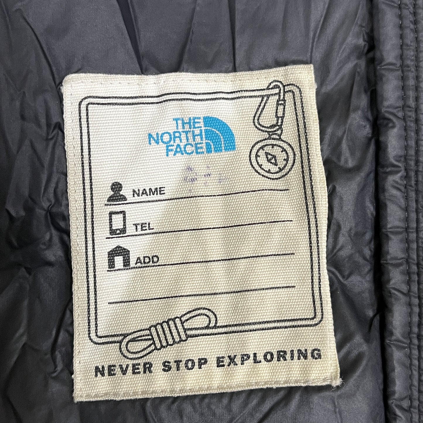 THE NORTH FACE ノースフェイス ダウンジャケット ブラック キッズ160（約レディースS相当） フード付き NJ3NM72S #61