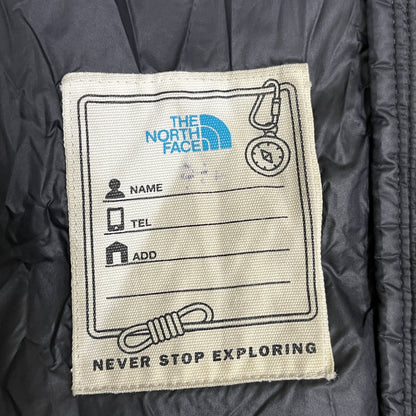 THE NORTH FACE ノースフェイス ダウンジャケット ブラック キッズ160（約レディースS相当） フード付き NJ3NM72S #61