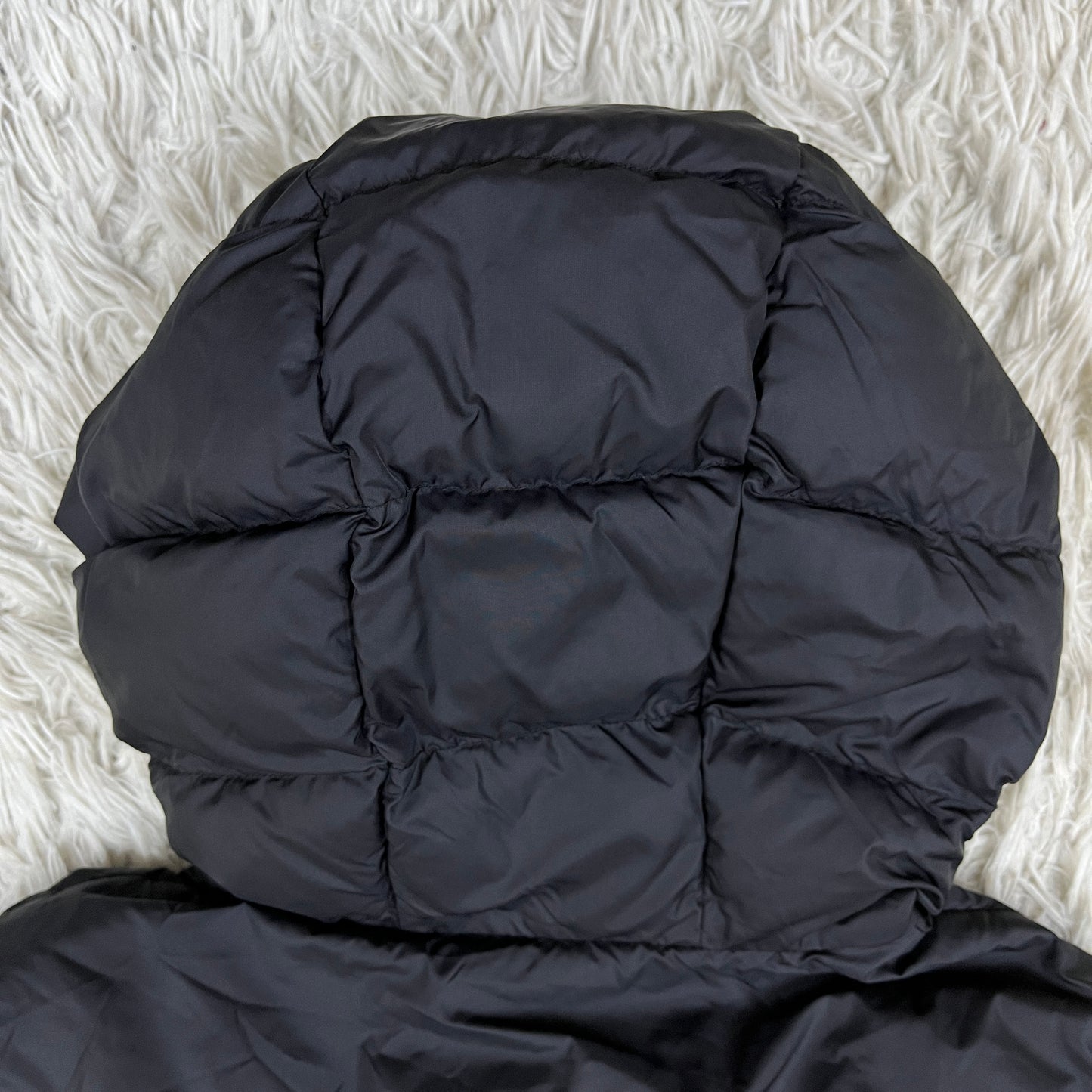 THE NORTH FACE ノースフェイス ダウンジャケット ブラック キッズ160（約レディースS相当） フード付き NJ3NM72S #61