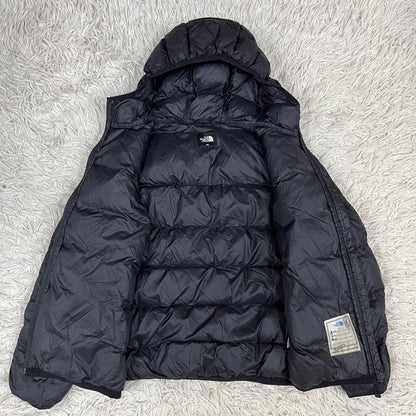 THE NORTH FACE ノースフェイス ダウンジャケット ブラック キッズ160（約レディースS相当） フード付き NJ3NM72S #61