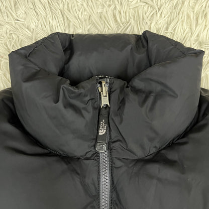 THE NORTH FACE ノースフェイス 700フィル ダウンベスト ブラック×グレー メンズXL（105）#62