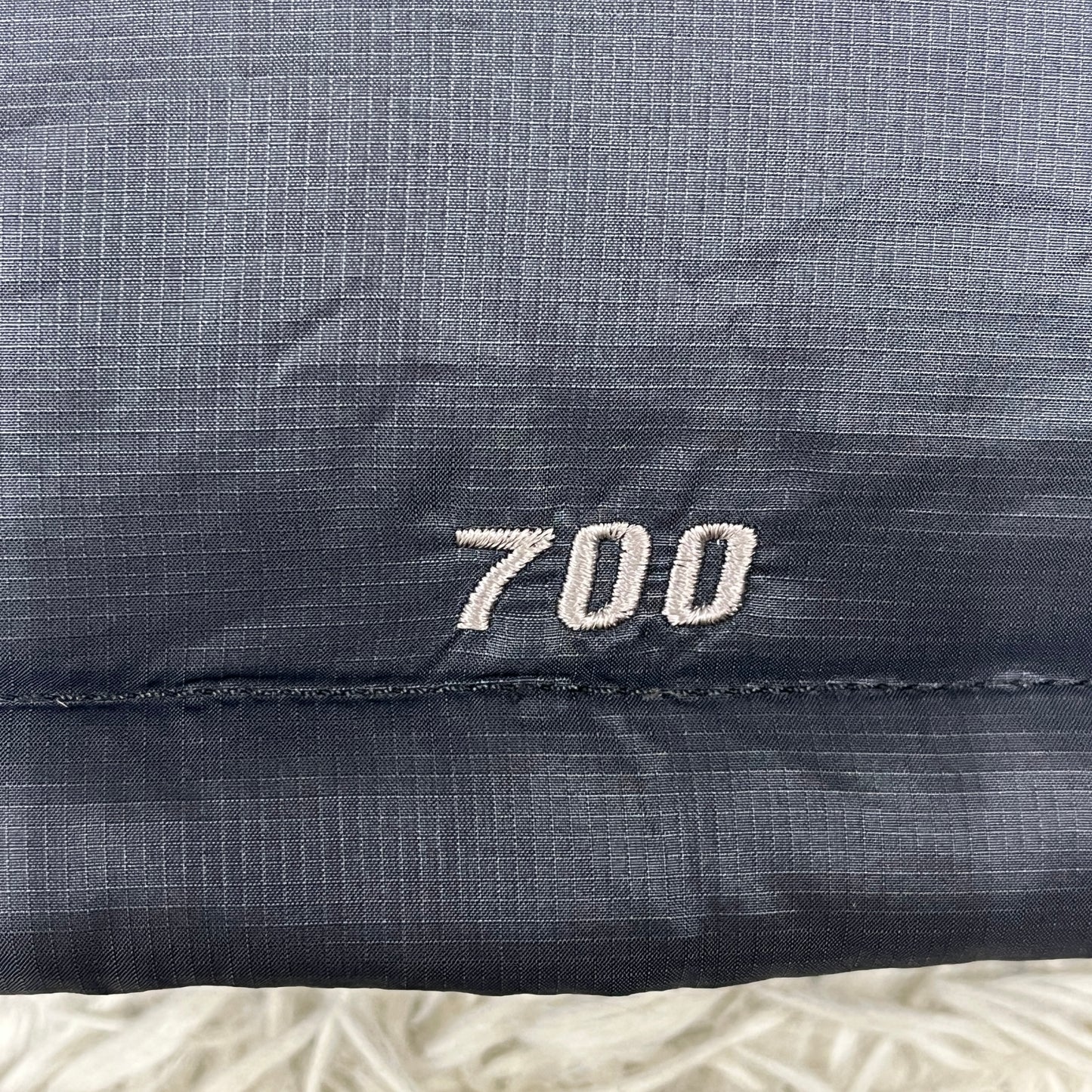 THE NORTH FACE ノースフェイス 700フィル ダウンベスト ブラック×グレー メンズXL（105）#62