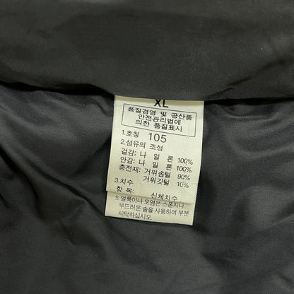 THE NORTH FACE ノースフェイス 700フィル ダウンベスト ブラック×グレー メンズXL（105）#62