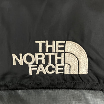 THE NORTH FACE ノースフェイス 700フィル ダウンベスト ブラック×グレー メンズXL（105）#62