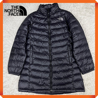 THE NORTH FACE ノースフェイス 600フィル ロングダウンジャケット ブラック メンズM（95） フードなし #63