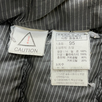 THE NORTH FACE ノースフェイス 600フィル ロングダウンジャケット ブラック メンズM（95） フードなし #63