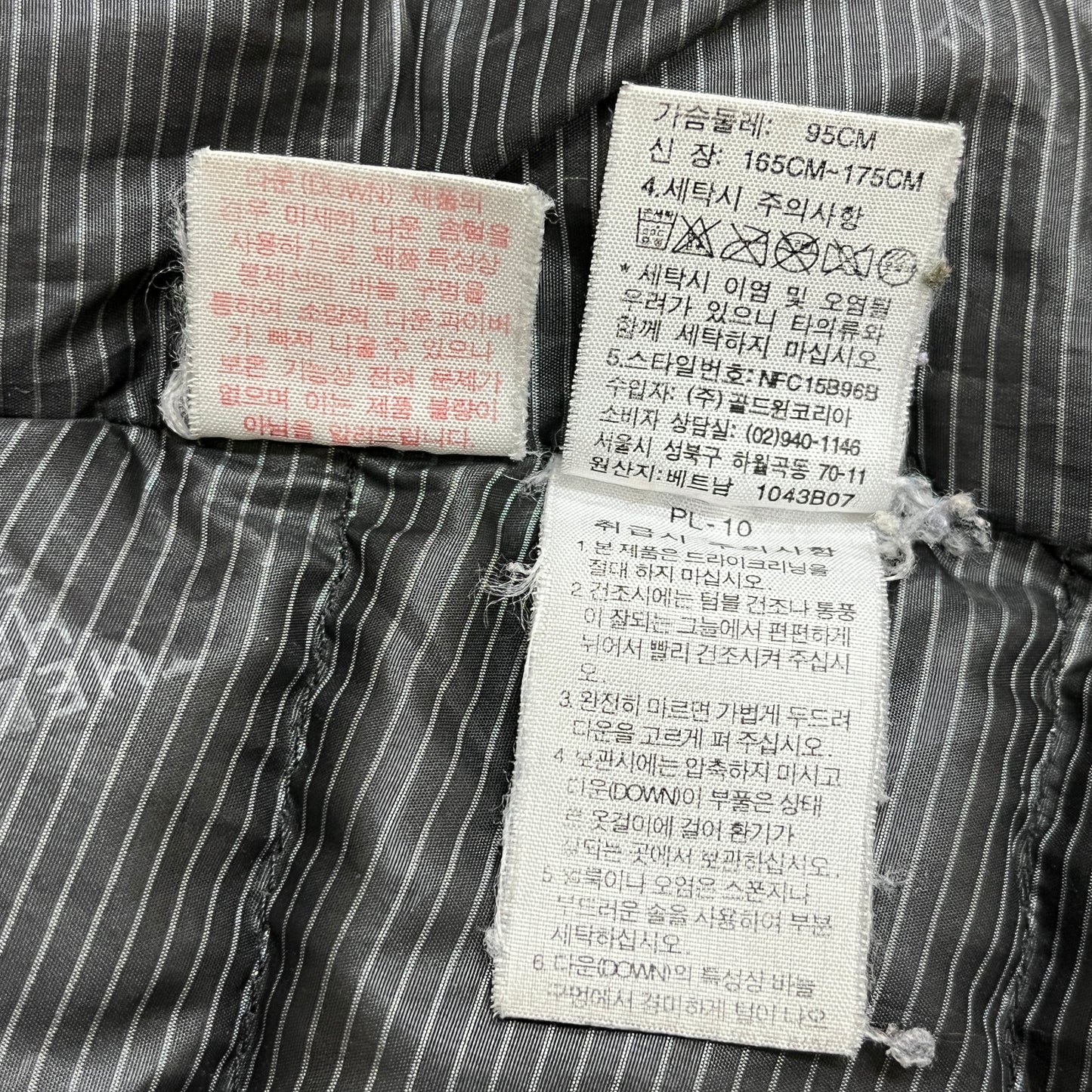 THE NORTH FACE ノースフェイス 600フィル ロングダウンジャケット ブラック メンズM（95） フードなし #63