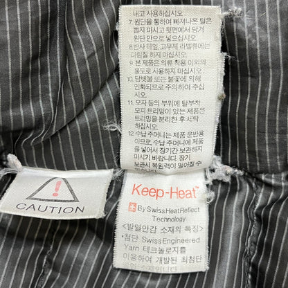 THE NORTH FACE ノースフェイス 600フィル ロングダウンジャケット ブラック メンズM（95） フードなし #63