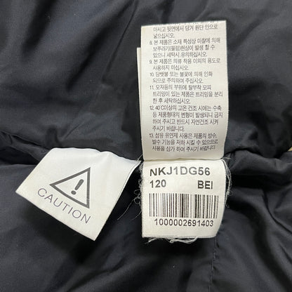 THE NORTH FACE ノースフェイス キッズ ダウンジャケット 120 ベージュ フェイクファーフード付き HyVent PROHEAT 保温 防寒 アウター #64