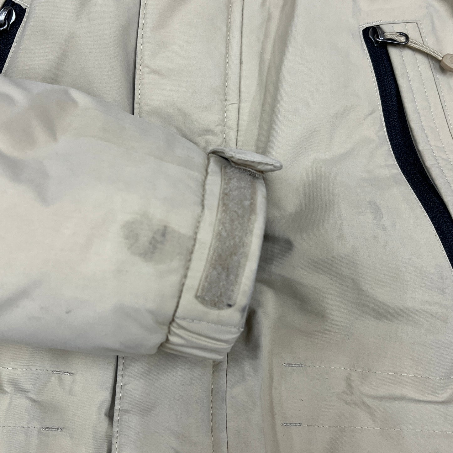 THE NORTH FACE ノースフェイス キッズ ダウンジャケット 120 ベージュ フェイクファーフード付き HyVent PROHEAT 保温 防寒 アウター #64