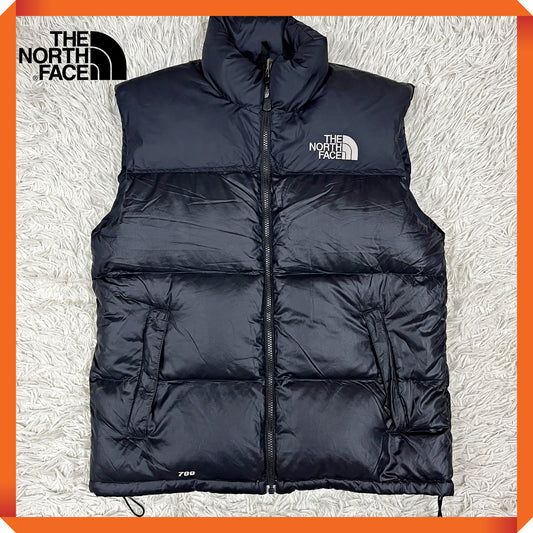 THE NORTH FACE ノースフェイス 700フィル ダウンベスト ブラック メンズM（95） NFD0195 保温 防寒 アウトドア #65