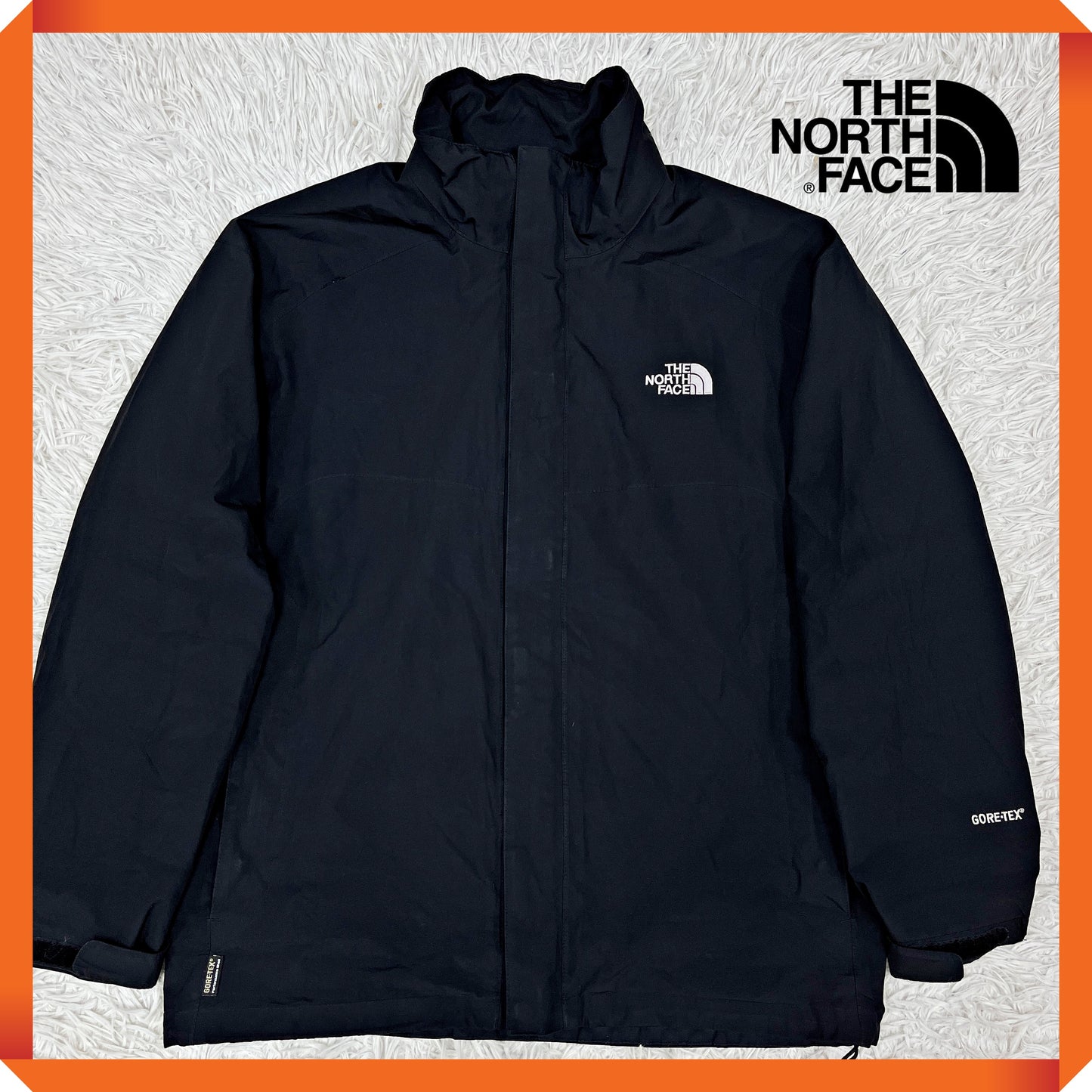 THE NORTH FACE ゴアテックス マウンテンパーカー ブラック メンズXL（105サイズ）GORE-TEX 防水シェル #66
