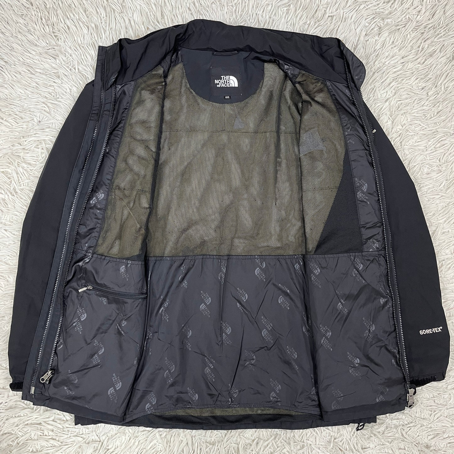 THE NORTH FACE ゴアテックス マウンテンパーカー ブラック メンズXL（105サイズ）GORE-TEX 防水シェル #66