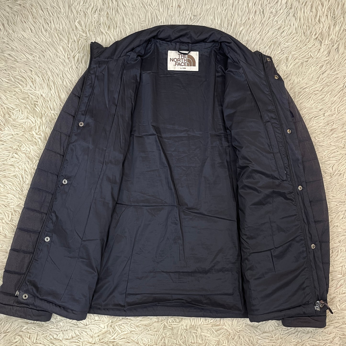 THE NORTH FACE WHITE LABEL キルティングジャケット ブラック メンズL 軽量 保温 アウター #68