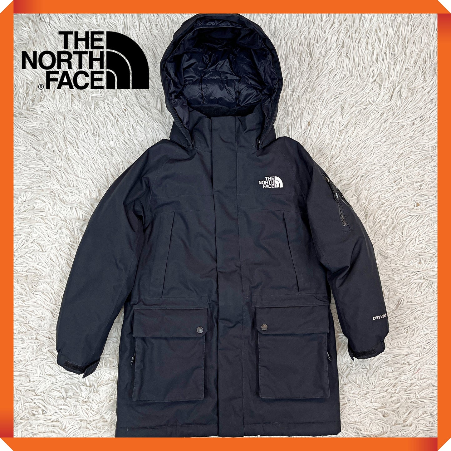 THE NORTH FACE マクマード ダウンジャケット キッズ130 ブラック 防寒 アウター ノースフェイス DRYVENT #69