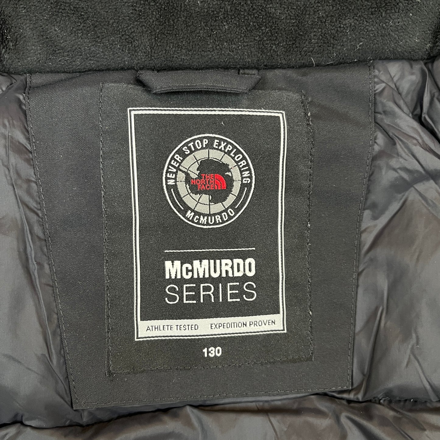 THE NORTH FACE マクマード ダウンジャケット キッズ130 ブラック 防寒 アウター ノースフェイス DRYVENT #69