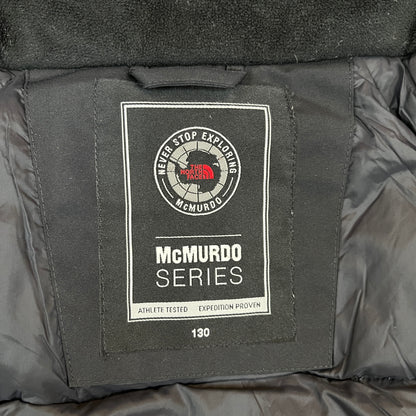 THE NORTH FACE マクマード ダウンジャケット キッズ130 ブラック 防寒 アウター ノースフェイス DRYVENT #69