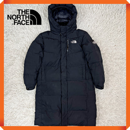 THE NORTH FACE ロングダウンコート ブラック キッズ140 RDSダウン ベンチコート ノースフェイス 子供用 防寒 アウター #70