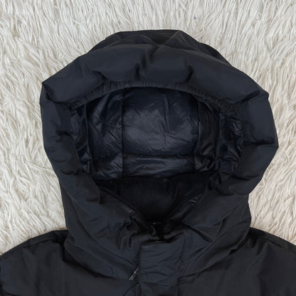 THE NORTH FACE ロングダウンコート ブラック キッズ140 RDSダウン ベンチコート ノースフェイス 子供用 防寒 アウター #70