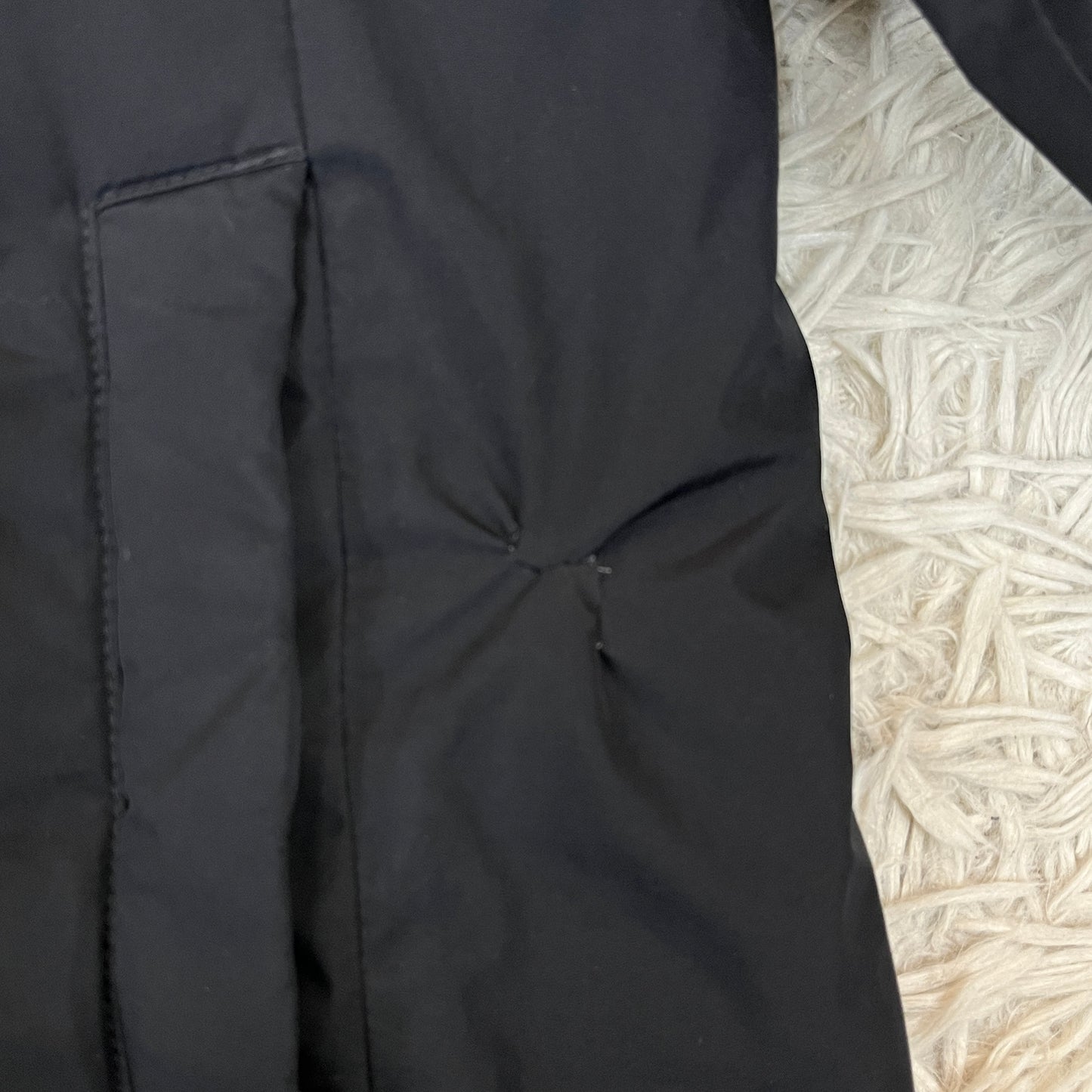 THE NORTH FACE ロングダウンコート ブラック キッズ140 RDSダウン ベンチコート ノースフェイス 子供用 防寒 アウター #70