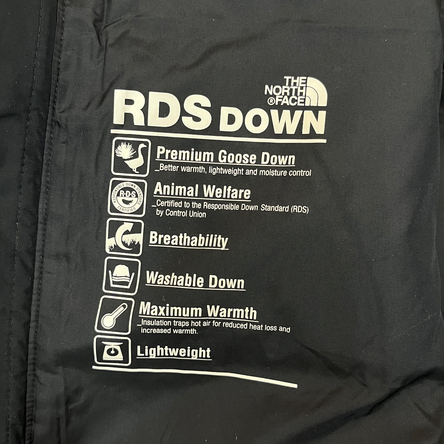 THE NORTH FACE ロングダウンコート ブラック キッズ140 RDSダウン ベンチコート ノースフェイス 子供用 防寒 アウター #70