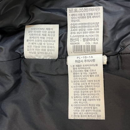 THE NORTH FACE ロングダウンコート ブラック キッズ140 RDSダウン ベンチコート ノースフェイス 子供用 防寒 アウター #70