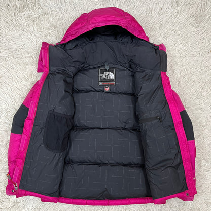 THE NORTH FACE サミットシリーズ ダウンジャケット ピンク×ブラック キッズ80 ノースフェイス ダウンコート 防寒 アウター #71
