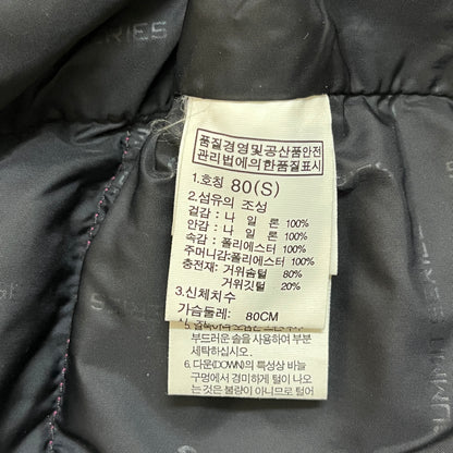 THE NORTH FACE サミットシリーズ ダウンジャケット ピンク×ブラック キッズ80 ノースフェイス ダウンコート 防寒 アウター #71