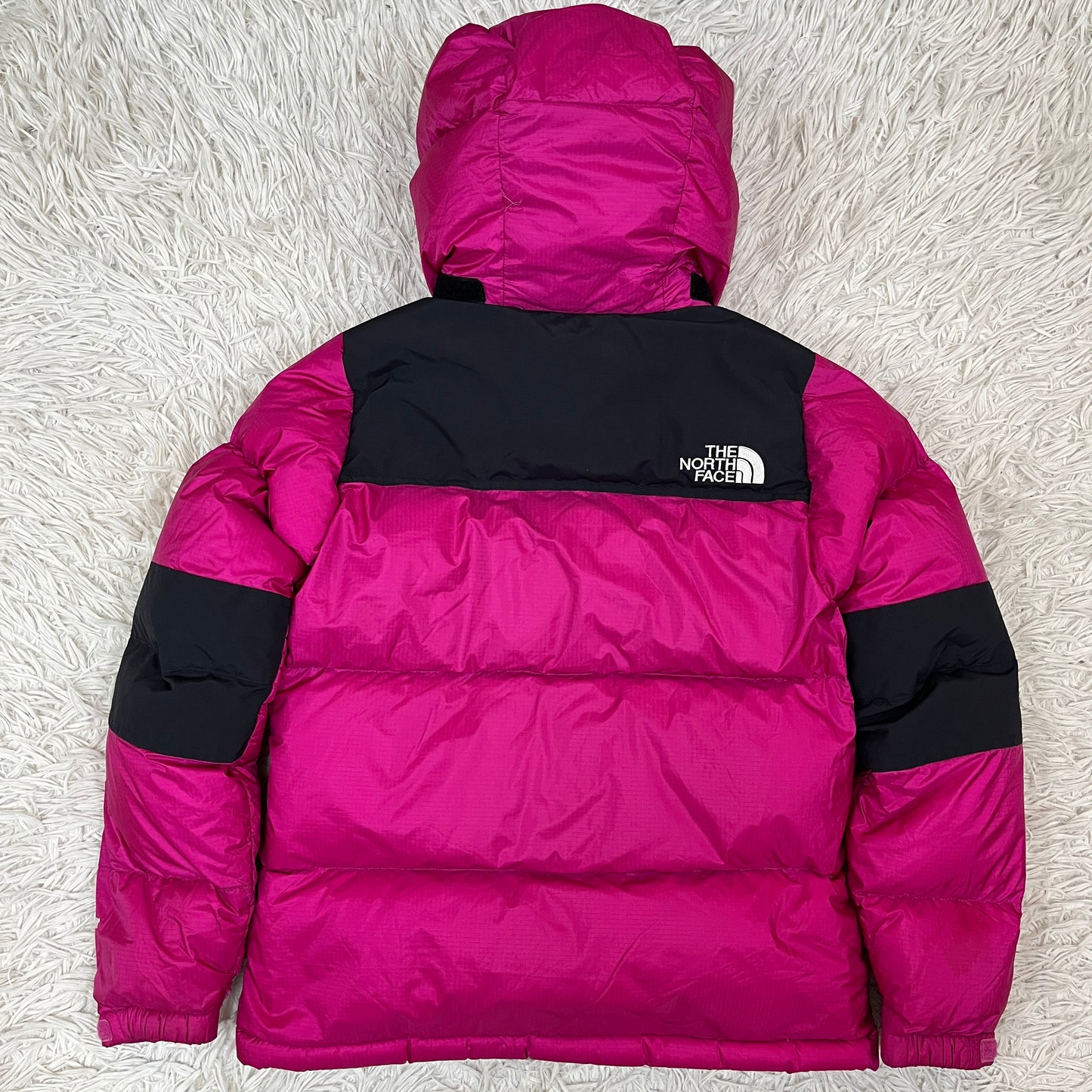 THE NORTH FACE サミットシリーズ ダウンジャケット ピンク×ブラック キッズ80 ノースフェイス ダウンコート 防寒 アウター #71