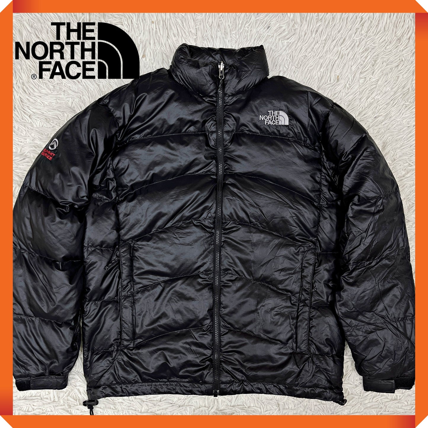 THE NORTH FACE サミットシリーズ ダウンジャケット ブラック メンズ90(S) ノースフェイス ダウンコート 防寒 軽量アウター #72