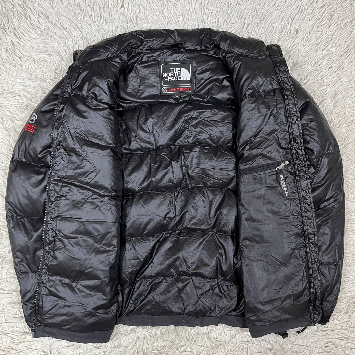 THE NORTH FACE サミットシリーズ ダウンジャケット ブラック メンズ90(S) ノースフェイス ダウンコート 防寒 軽量アウター #72