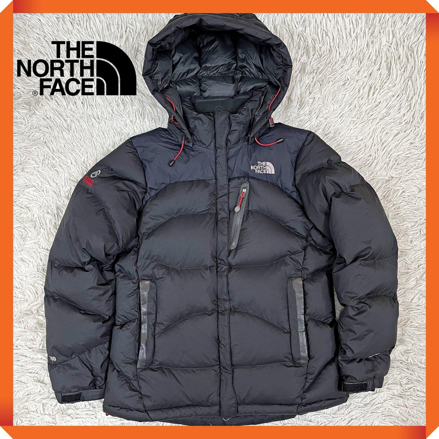 THE NORTH FACE サミットシリーズ ダウンジャケット ブラック メンズ90(L) ノースフェイス 800フィル 防寒 防風 アウター #73