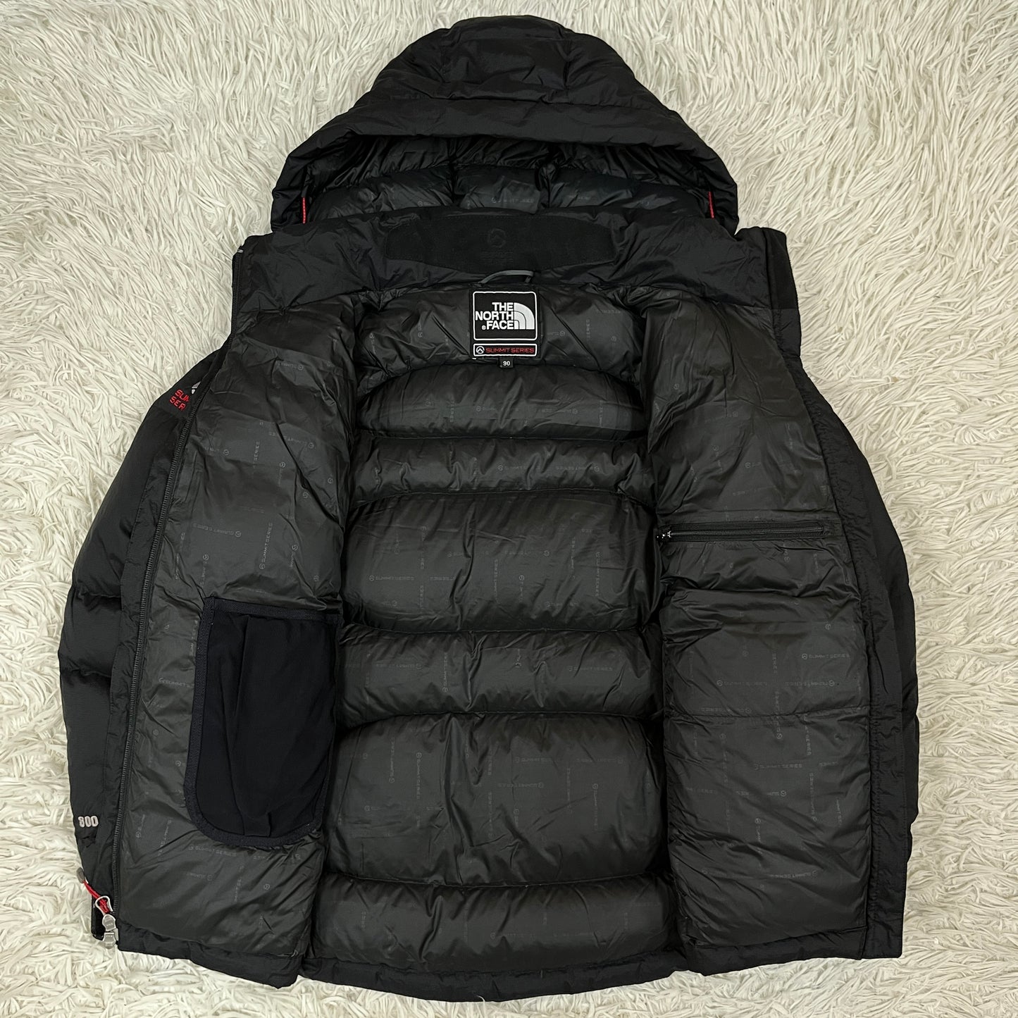 THE NORTH FACE サミットシリーズ ダウンジャケット ブラック メンズ90(L) ノースフェイス 800フィル 防寒 防風 アウター #73