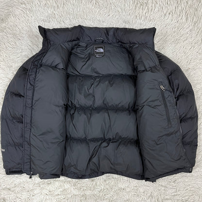 THE NORTH FACE ヌプシダウンジャケット ブラック メンズM ノースフェイス 700フィル グースダウン 防寒 アウター #74
