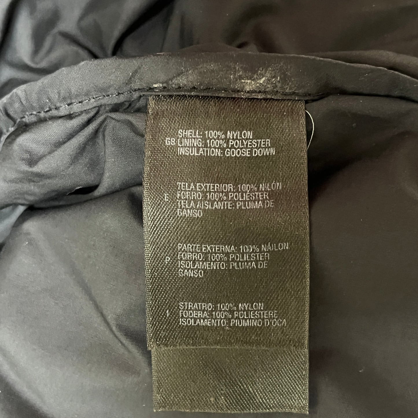 THE NORTH FACE ヌプシダウンジャケット ブラック メンズM ノースフェイス 700フィル グースダウン 防寒 アウター #74