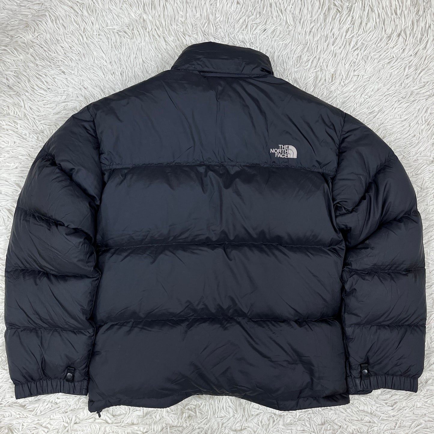 THE NORTH FACE ヌプシダウンジャケット ブラック メンズM ノースフェイス 700フィル グースダウン 防寒 アウター #74