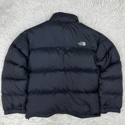 THE NORTH FACE ヌプシダウンジャケット ブラック メンズM ノースフェイス 700フィル グースダウン 防寒 アウター #74