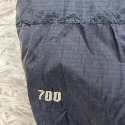 THE NORTH FACE サミットシリーズ バルトロライトジャケット ヌプシ700フィル ブラック×ネイビー メンズ100(L) ノースフェイス ダウンジャケット 防寒 防風 #75